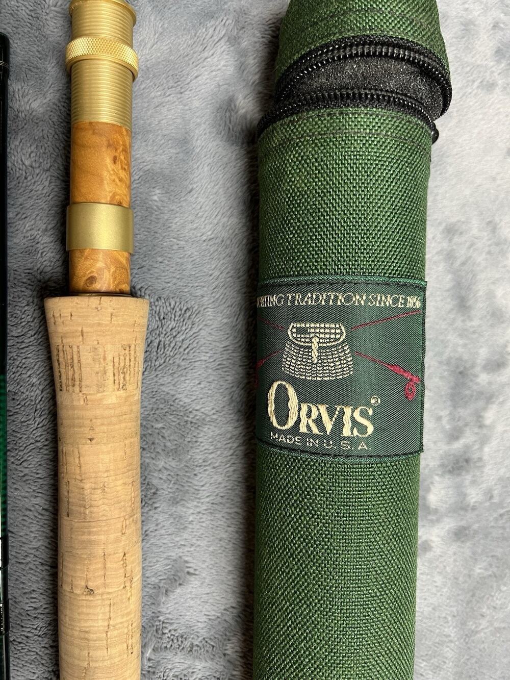 Orivis Yamame 843 Mid Flex 7.5 Fly Rod W/ Tube Nice Condition